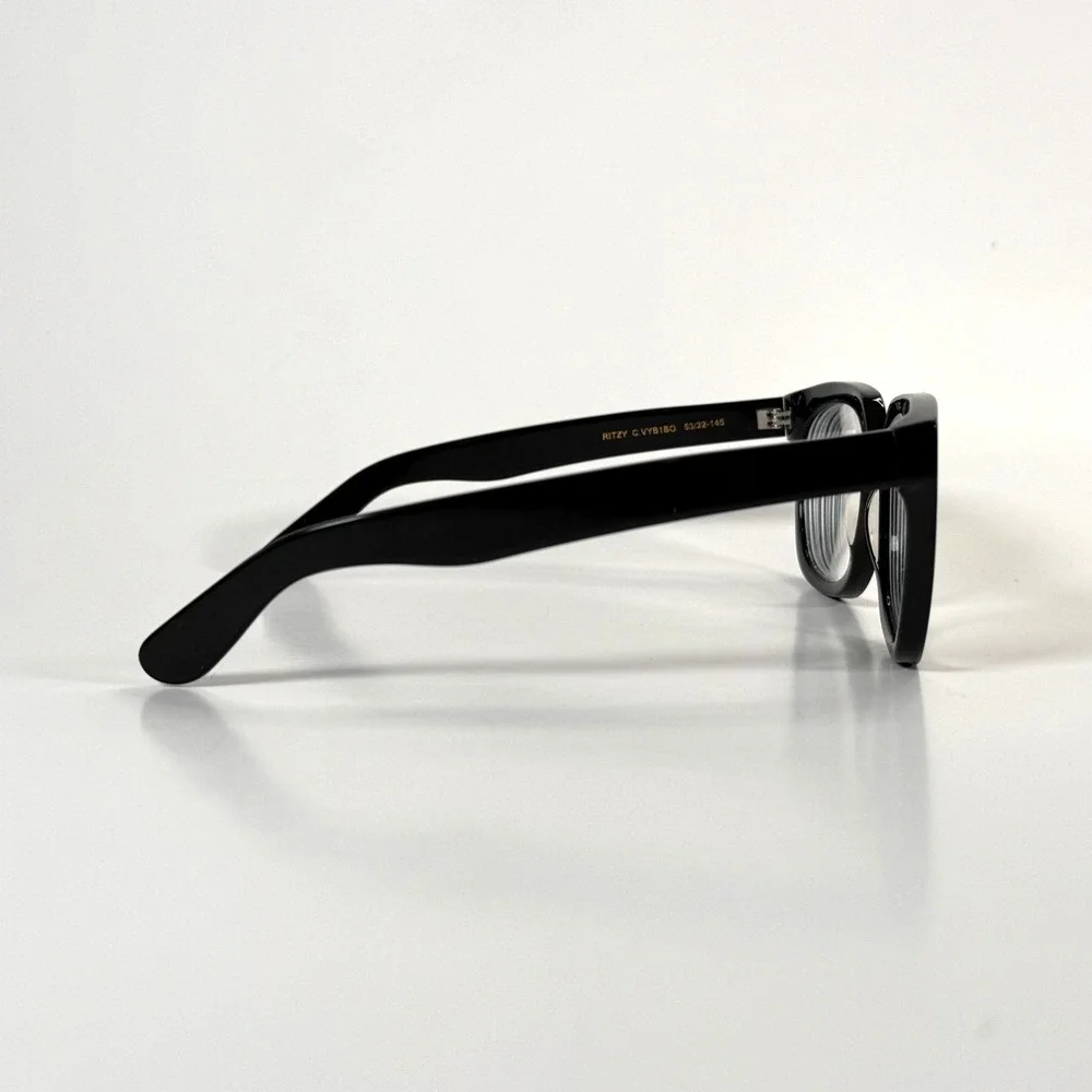 VINT & YORK Ritzy C.VYB1BO‎ Eyeglasses Frame 53-22-145 Jet Black Bold Womens